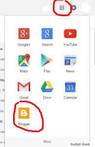 Blogger by Gmail